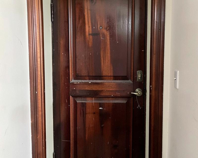 Interior door respray — before